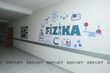 Bakıda sökülərək yenidən tikilən məktəbin açılışı olub