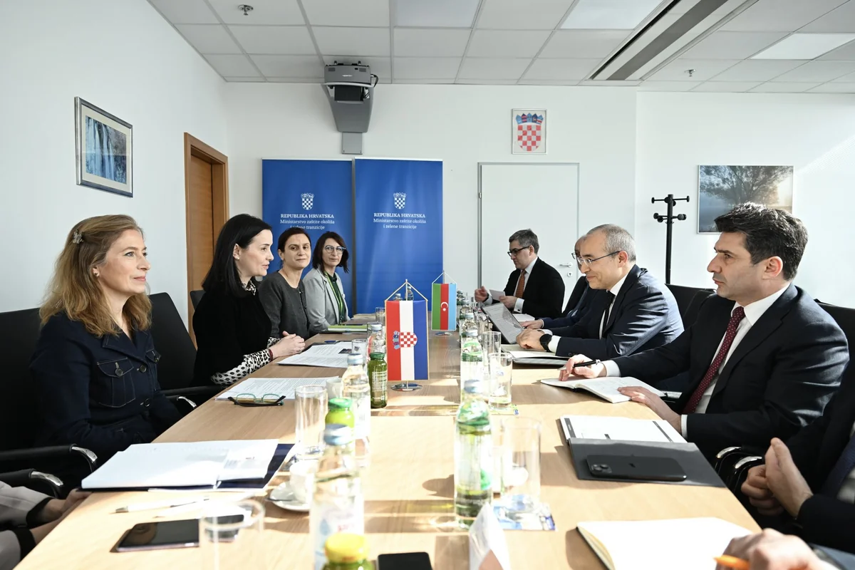 Azerbaijan, Croatia explore green energy cooperation