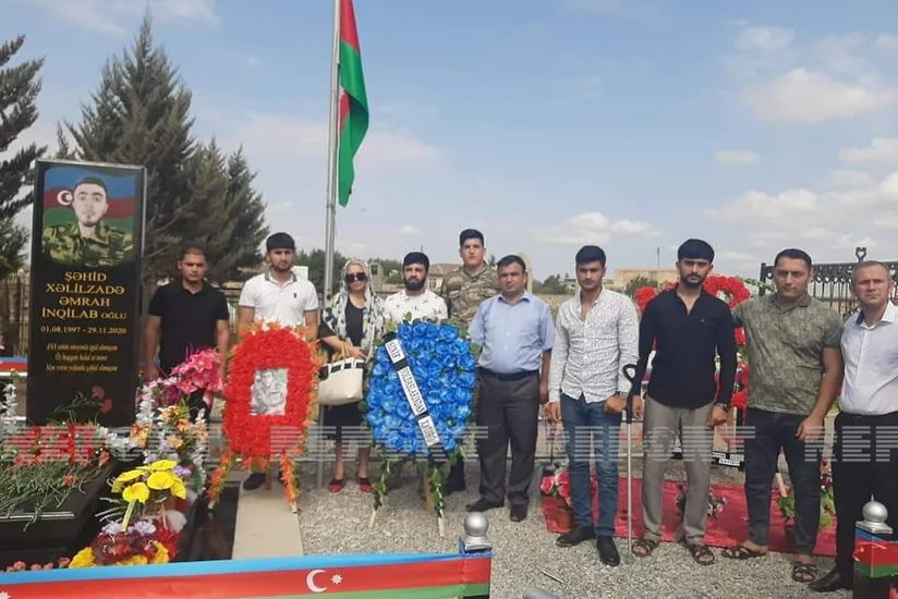 Biləsuvarda Vətən müharibəsi şəhidinin doğum günü qeyd edilib