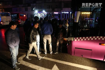 Bakıda avtobus piyada zolağından keçən qadını vuraraq öldürüb - FOTO - VİDEO - YENİLƏNİB