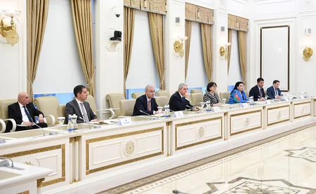 Sahibə Qafarova Səudiyyə Ərəbistanı Krallığı Şura Məclisinin nümayəndə heyəti ilə görüşüb