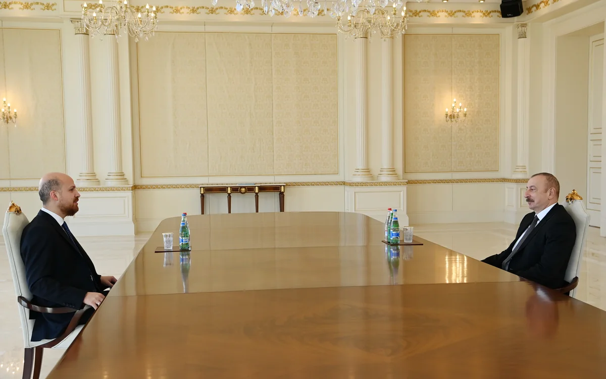 Ilham Aliyev receives Bilal Erdogan