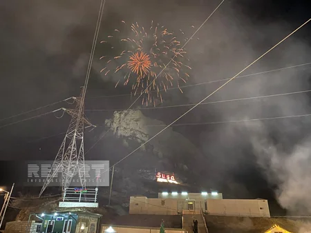 Şuşada atəşfəşanlıq olub