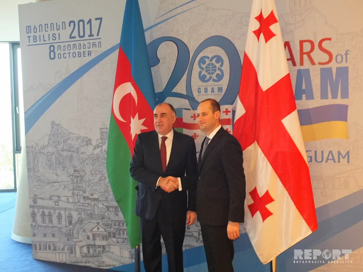 Elmar Məmmədyarov Tbilisidə gürcüstanlı həmkarı ilə görüşüb