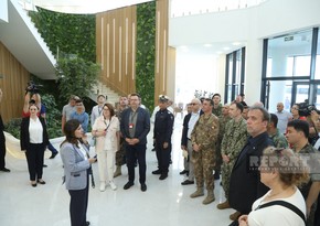 Foreign diplomats and military attaches visit Mugham center in Azerbaijan's Aghdam
