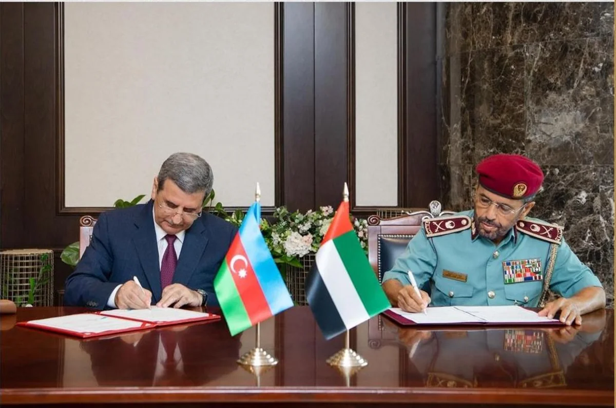 Azərbaycan və BƏƏ daxili işlər nazirlikləri arasında anlaşma memorandumu imzalanıb