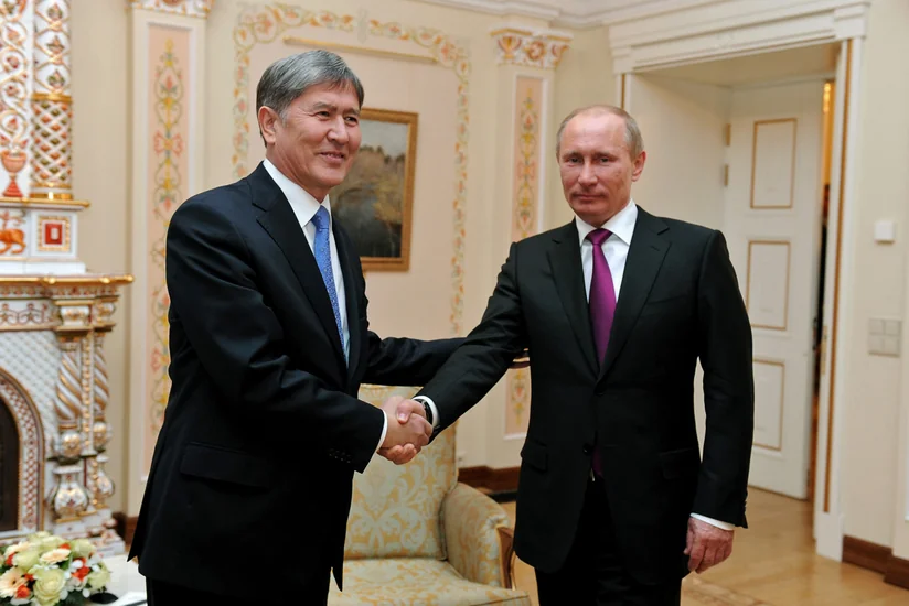 Путин прибыл в Кыргызстан