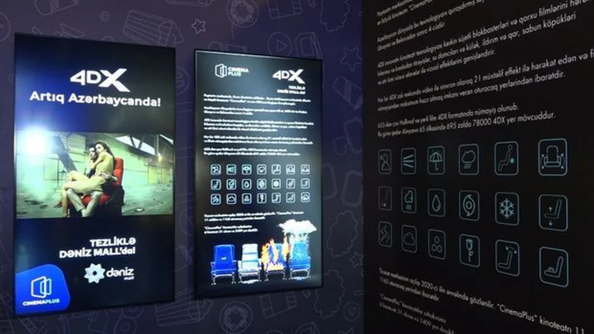 CinemaPlus представила на Bakutel 2019 технологию 4DX - ВИДЕО