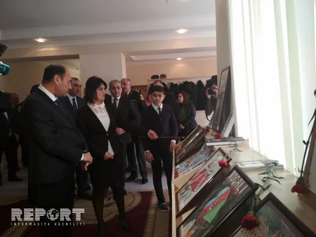 Bərdədə Xocalı soyqırımı qurbanlarının xatirəsi anılıb - FOTO