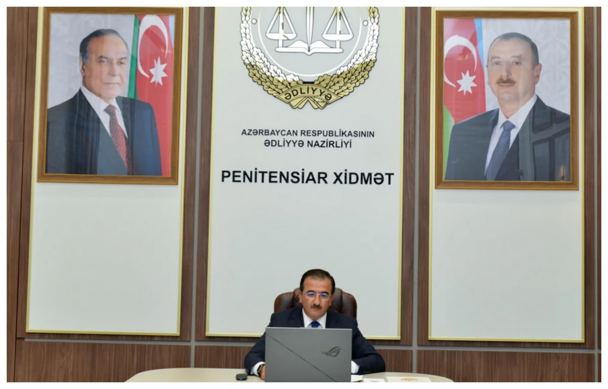 Penitensiar xidmətin rəisi bölgələrdə yaşayanlar üçün videoqəbullar keçirib