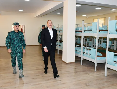 Prezident İlham Əliyev Qazaxa səfər edib
