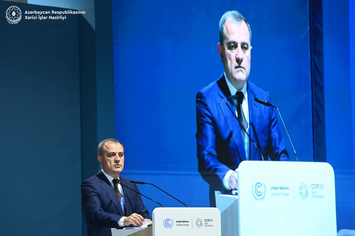 Azerbaijan's FM makes speech at Glaciers-2025: Taking Global Action to Protect Glaciers event
