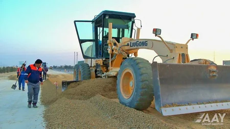 Tağıyev qəsəbəsi - Sumqayıt avtomobil yolu genişləndirilir