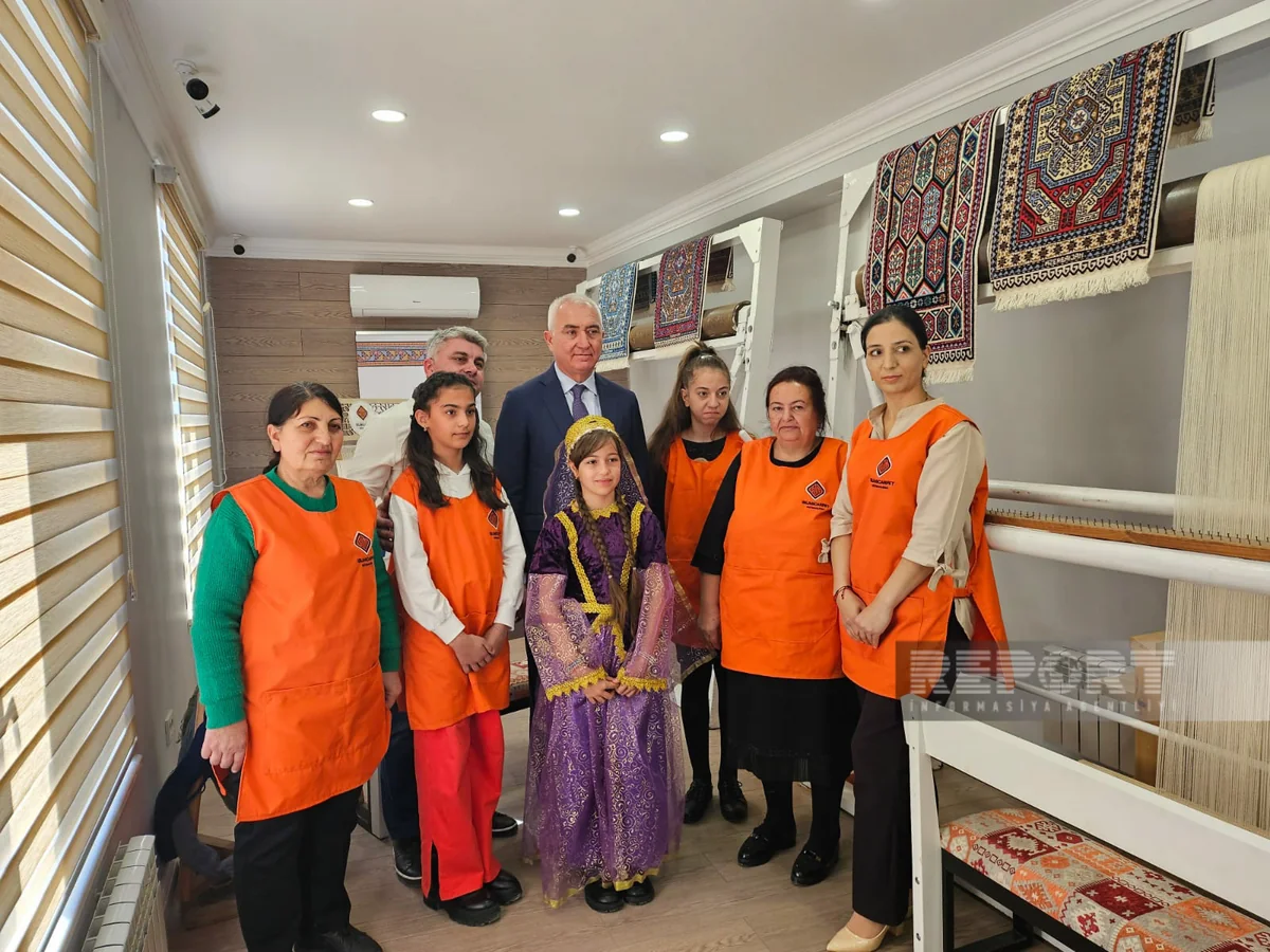 Laçın şəhərində Xalçaçılıq Mərkəzi açılıb