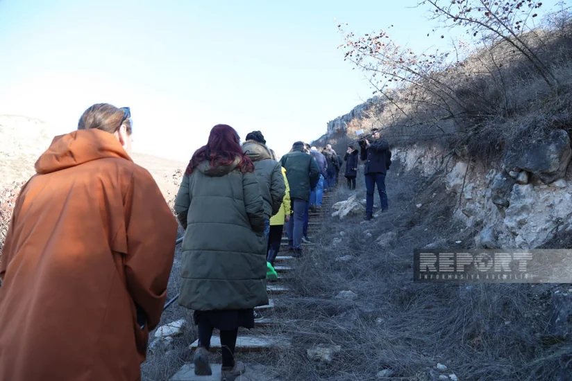 Major group of foreign travelers visits Azikh cave in Azerbaijan