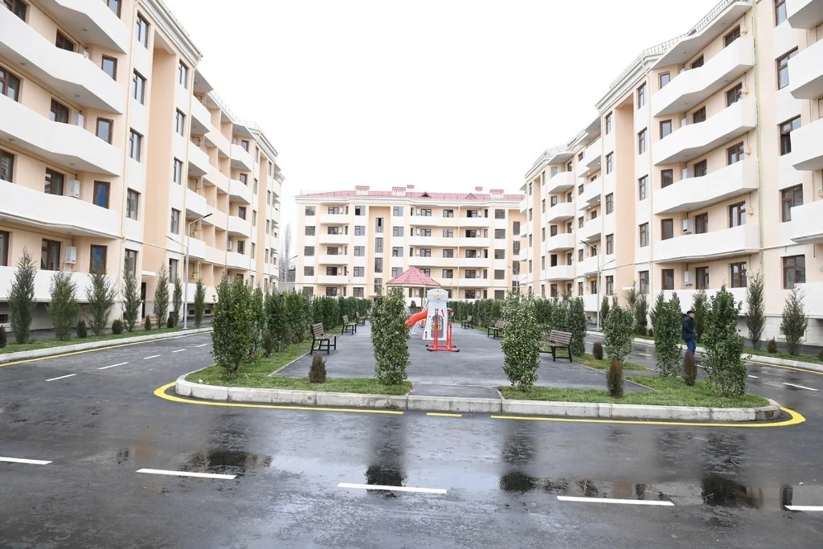 Göygöldə məcburi köçkünlər üçün yeni məhəllənin açılışı olub