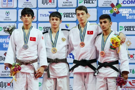 Azərbaycan cüdoçuları Avropa birinciliyində iki medal qazanıblar