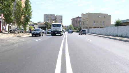 ​Xətai rayonunda bir neçə küçədə təmir işləri aparılıb
