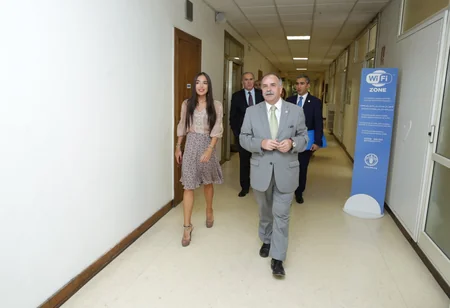 ​Heydər Əliyev Fondunun vitse-prezidenti FAO-nun baş direktoru ilə görüşüb
