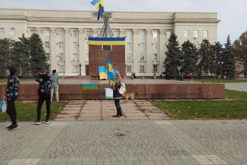 ВС Украины вошли в город Херсон