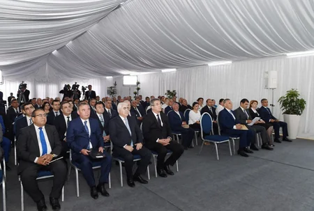 First VP Mehriban Aliyeva attends groundbreaking ceremony for residential complex for IDP families in Garadagh