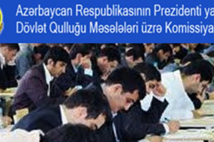 Dövlət qulluğuna qəbulla bağlı elan edilən müsabiqə başa çatıb