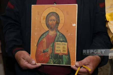 Dini icmaların nümayəndələri Xudavəng monastırında dini ayinlər həyata keçiriblər