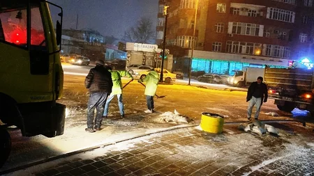 Bakının küçə və prospektləri gecə qardan təmizlənib