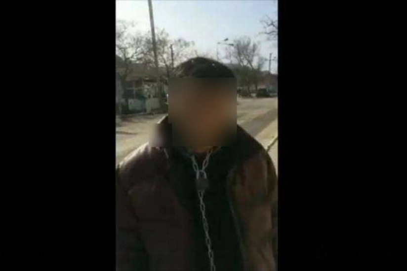 Bakıda mağazadan oğurluq edən şəxsin boğazına zəncir bağlanılıb