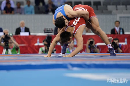 İslamiada meydanında Azərbaycan pəhləvanları - FOTOREPORTAJ