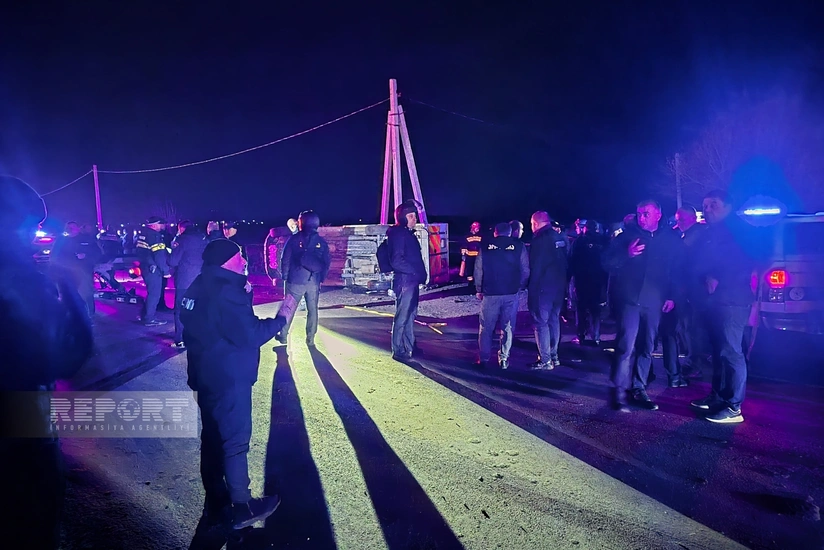 Gürcüstanda bir qrup sakin iki azərbaycanlının ölümü ilə bağlı aksiya keçirib