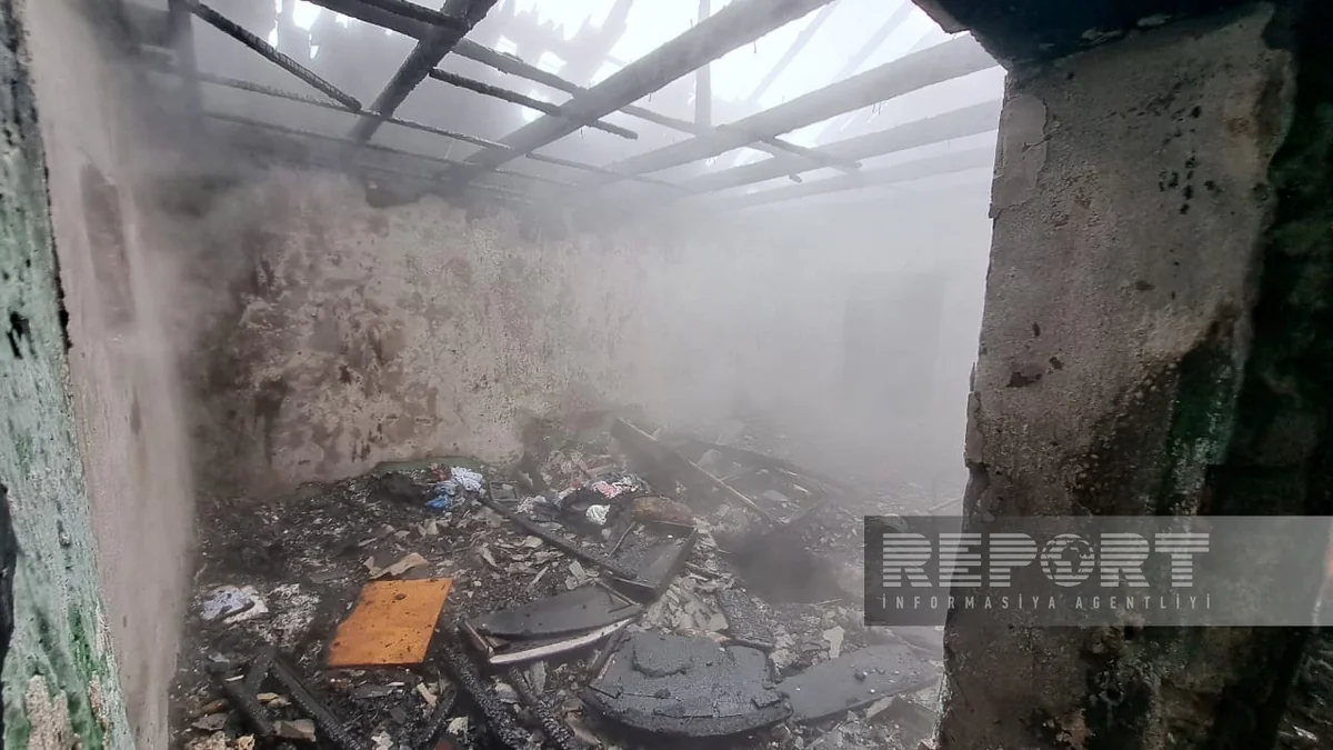 Masallıda ev yanıb, sakinlər təxliyə olunub