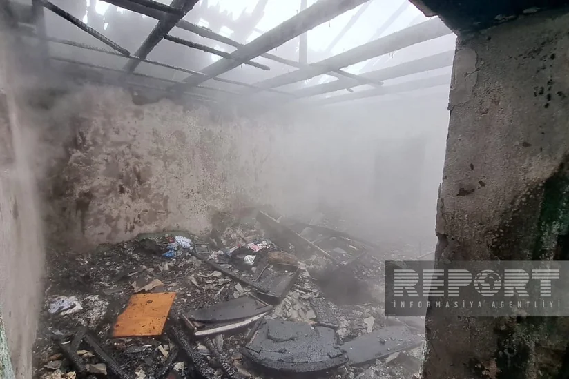 Masallıda ev yanıb, sakinlər təxliyə olunub