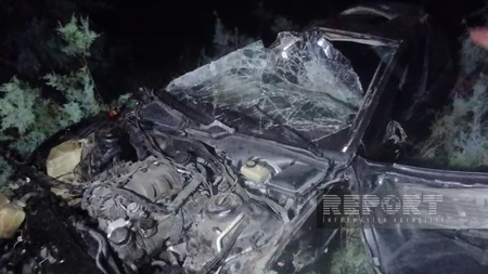 Kürdəmirdə ağır yol qəzası baş verib, ölən və xəsarət alan var