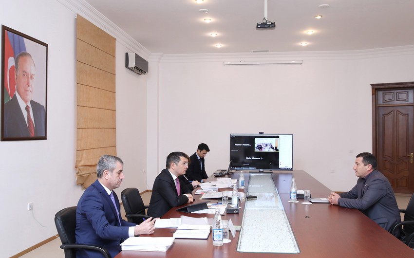 İqtisadiyyat nazirinin I müavini Göyçayda vətəndaşları qəbul edib