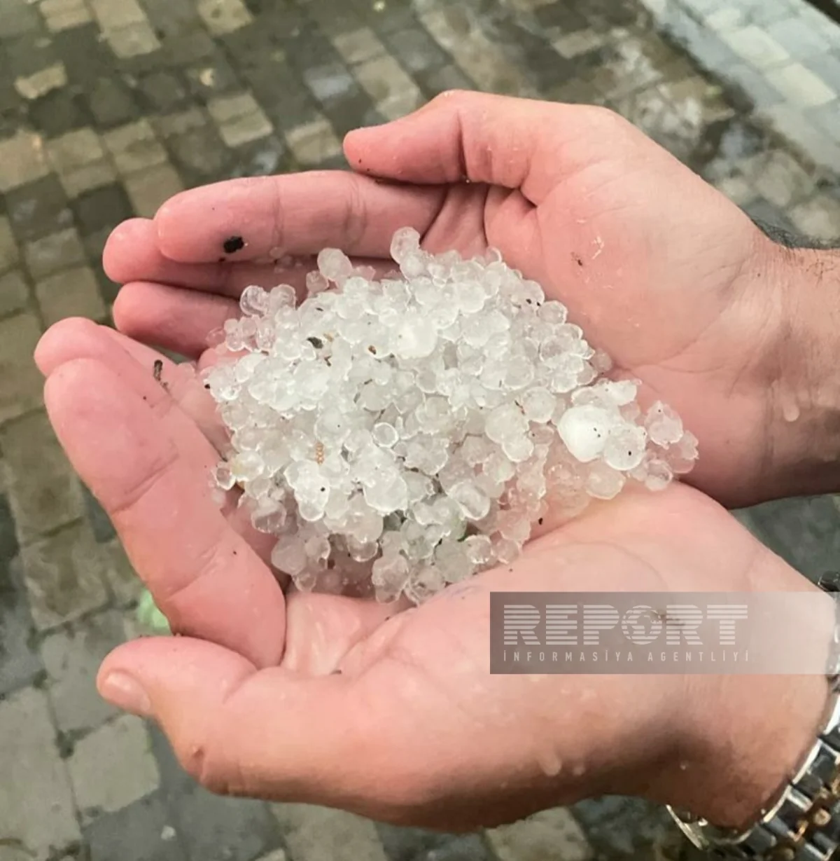 Cəlilabad və Biləsuvarda dolu fəsadlar törədib - YENİLƏNİB