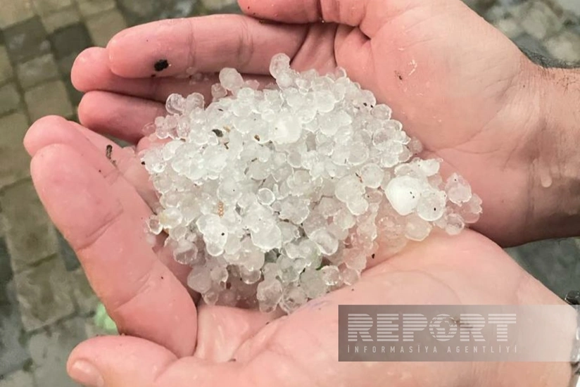 Cəlilabad və Biləsuvarda dolu fəsadlar törədib - YENİLƏNİB