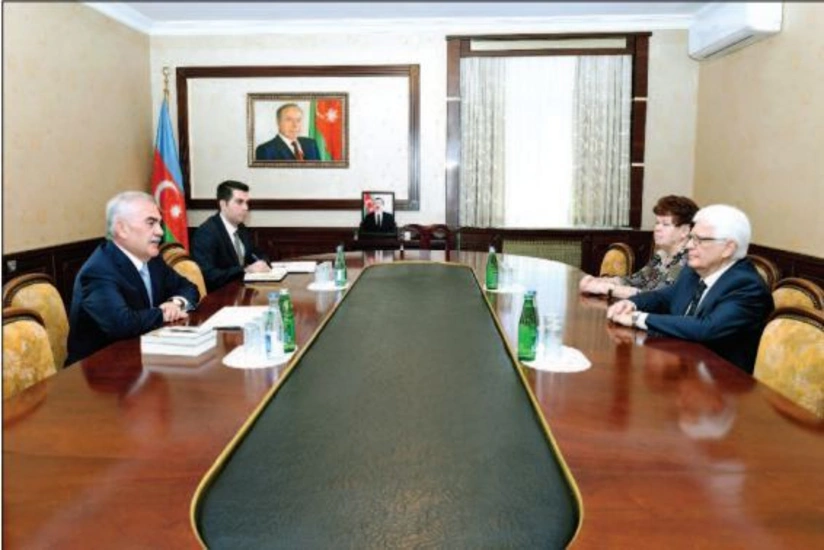Васиф Талыбов встретился с послом РФ в Азербайджане Михаилом Бочарниковым