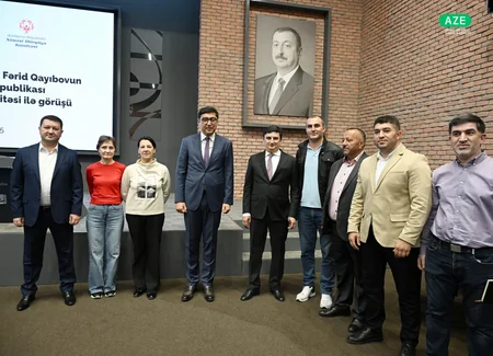 Fərid Qayıbov Xüsusi Olimpiya Komitəsinin nümayəndələri ilə görüşüb