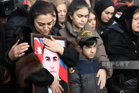 Şəhid Orxan Əsgərov İkinci Şəhidlər xiyabanında dəfn edilib - YENİLƏNİB-5