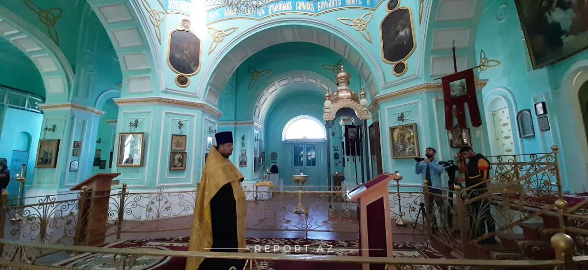 Gəncədəki Rus Pravoslav kilsəsində anım mərasimi keçirilir