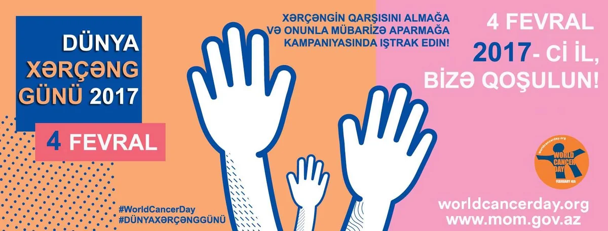 Azərbaycanda Ümumdünya Xərçənglə Mübarizə Günü ilə bağlı maarifləndirici tədbirlər keçiriləcək