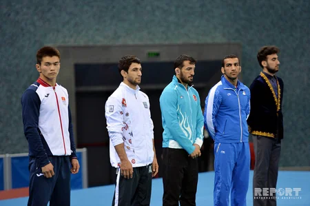 Azərbaycan Prezidenti İlham Əliyev yarışların final görüşünə baxıb - FOTO - YENİLƏNİB-6