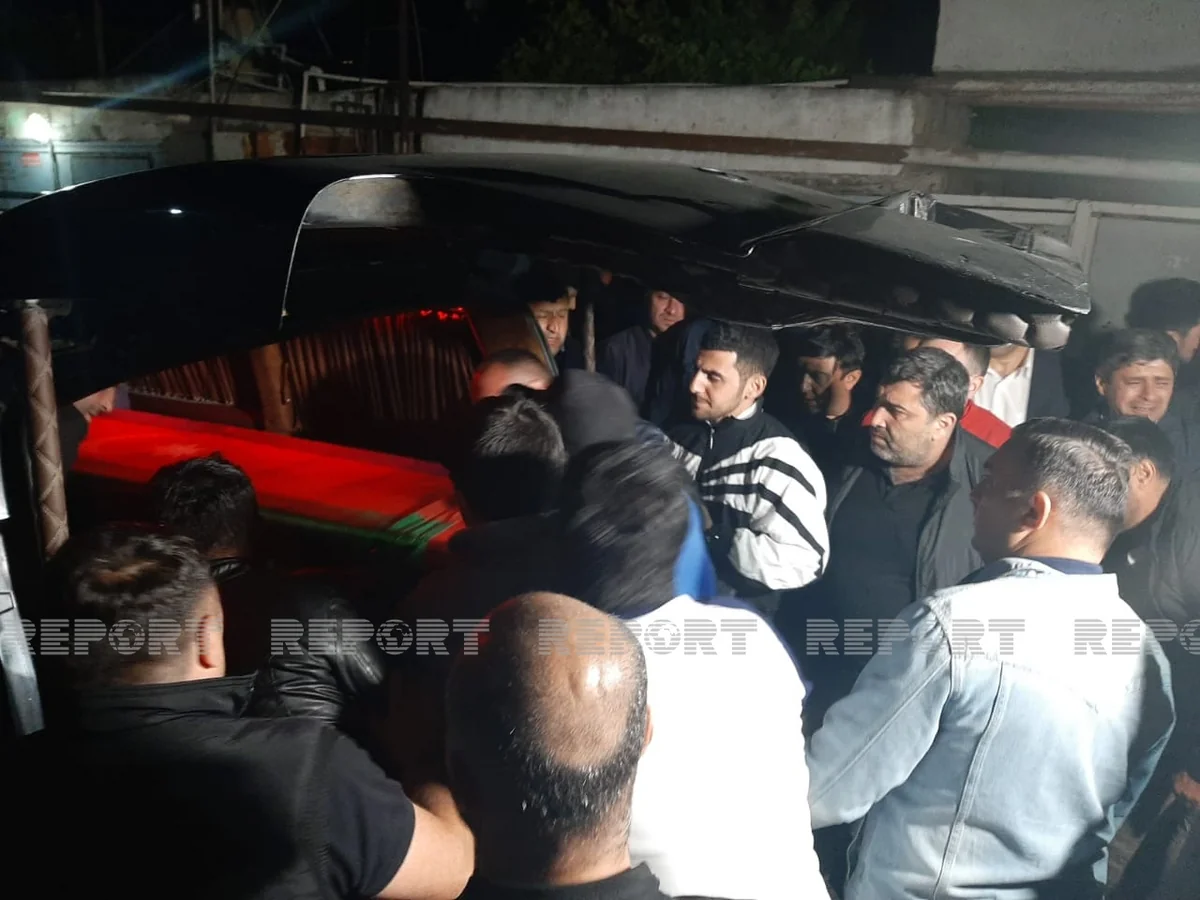 Kəlbəcərdə minaya düşərək həlak olan jurnalistin nəşi Bakıya gətirildi - VİDEO