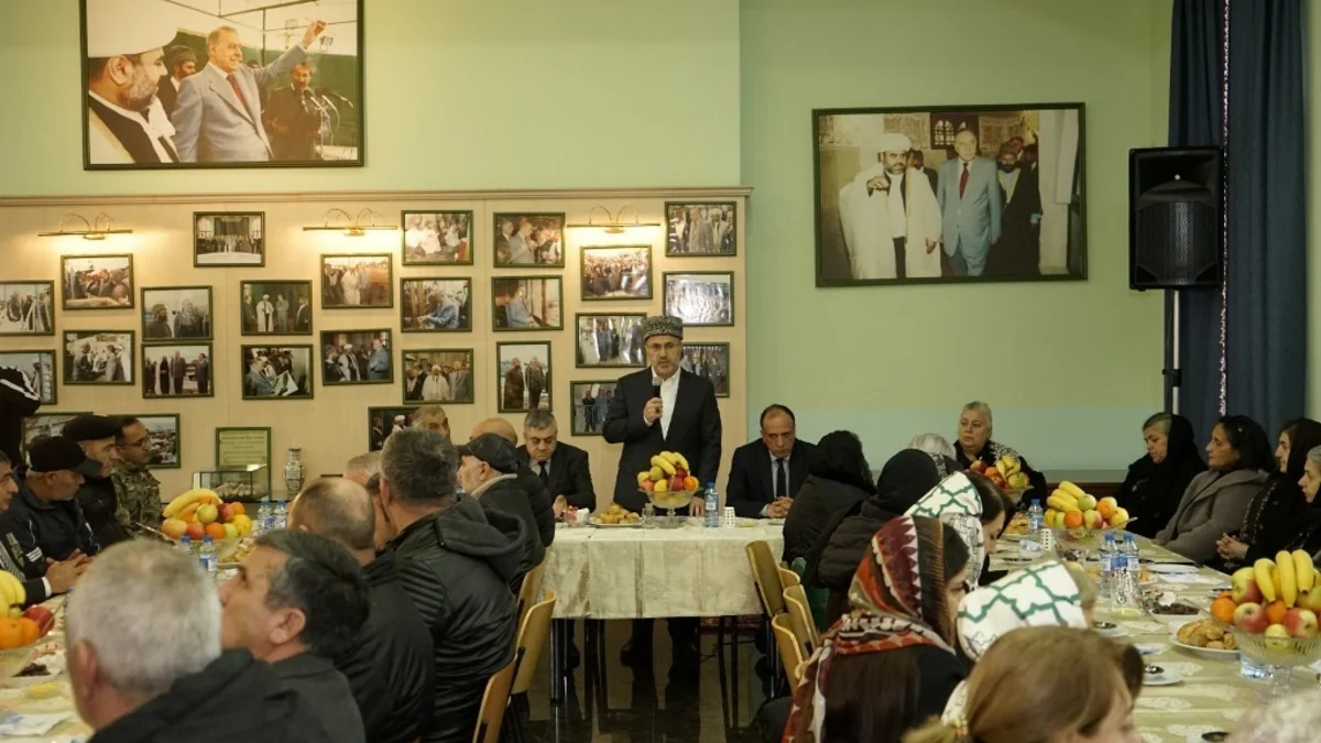 Bibiheybət məscidində şəhid ailələri və qazilərlə görüş keçirilib