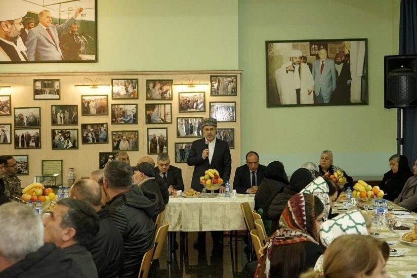 Bibiheybət məscidində şəhid ailələri və qazilərlə görüş keçirilib