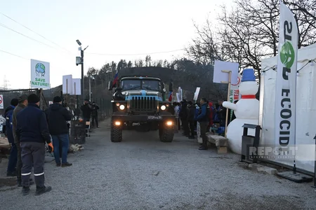 На Лачынской дороге наблюдается интенсивное движение автомобилей РМК, за день проехало 20 машин