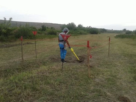 ​Gəncədə 7 ədəd tank əleyhinə mina aşkar olunub