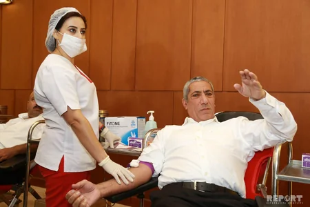 YAP-da qanvermə aksiyası keçirilib - FOTO