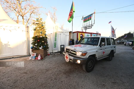 Conditions created on Khankandi-Lachin road for unhindered passage of ICRC vehicles